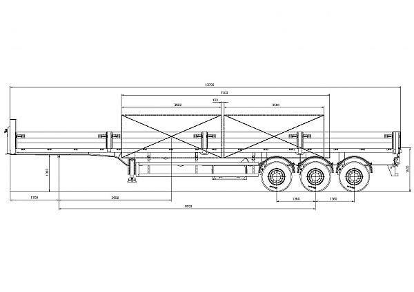 Полуприцеп рулоновоз шторный ГутТрейлер FS-453 B